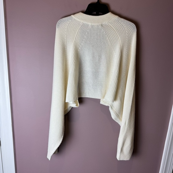 NakedCashmere Antoinette Ribbed Cashmere Sweater Shrug - Picture 8 of 11